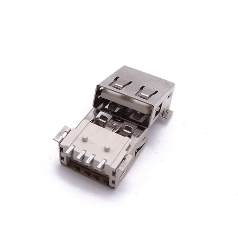 For USB 2.0 female seat usb 2.0 horizontal 13.7 full sticker 1.0/1 column straight edge usb female seat, patch