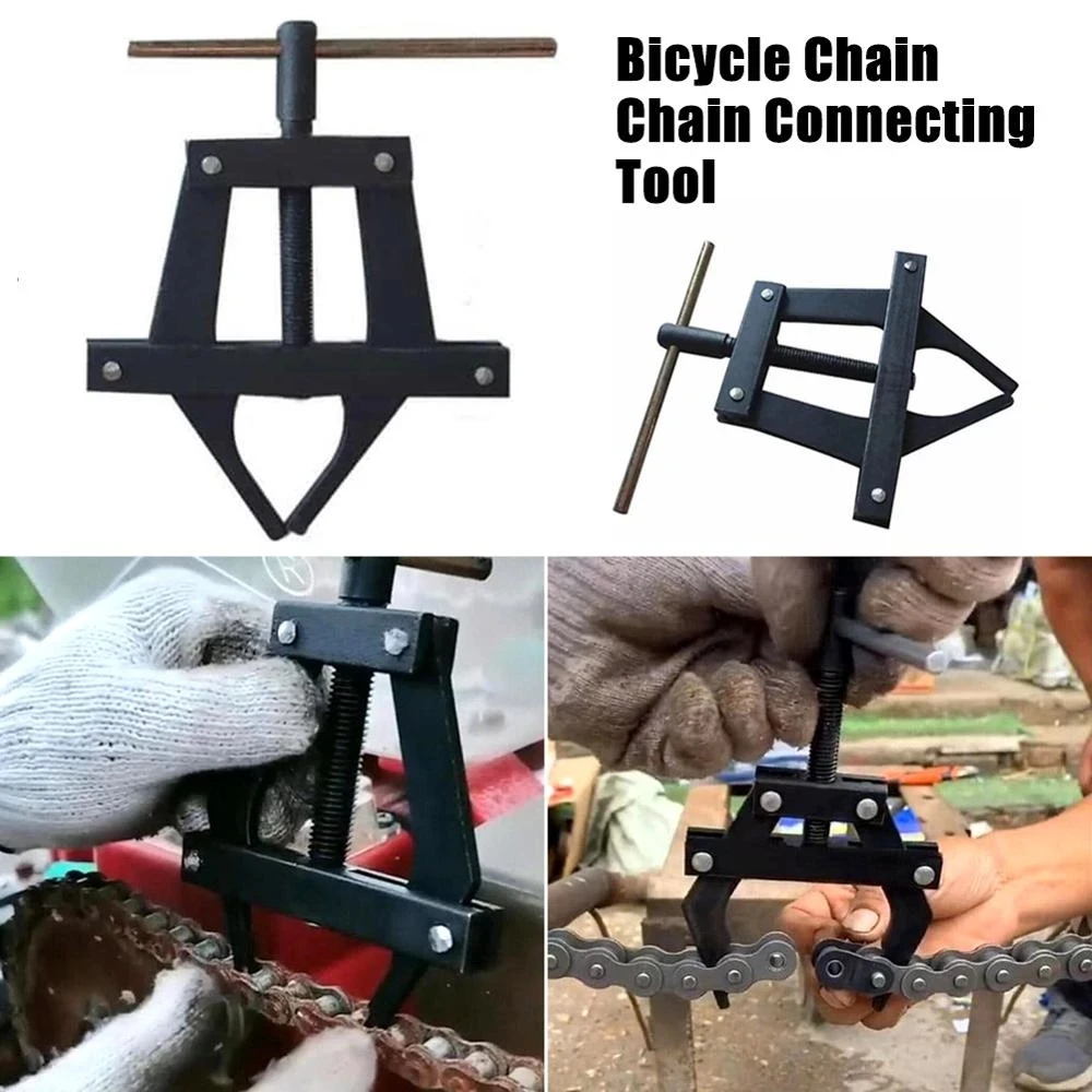 

Roller Chain Tools Kit 25-60 Holder/Puller+Breaker/Cutter Bicycle Motorcycle Chain Connecting Tool