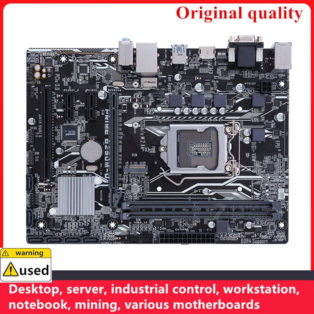 Used For PRIME B250M-D Motherboards LGA 1151 DDR4 32GB M-ATX For Intel B250 Desktop Mainboard SATA III USB3.0