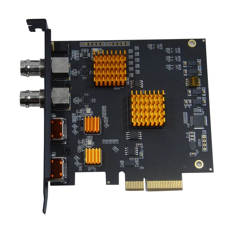 4-Channel SDI and HD-mi Compatible Audio Video Capture Card Game Live Streaming Box Recording