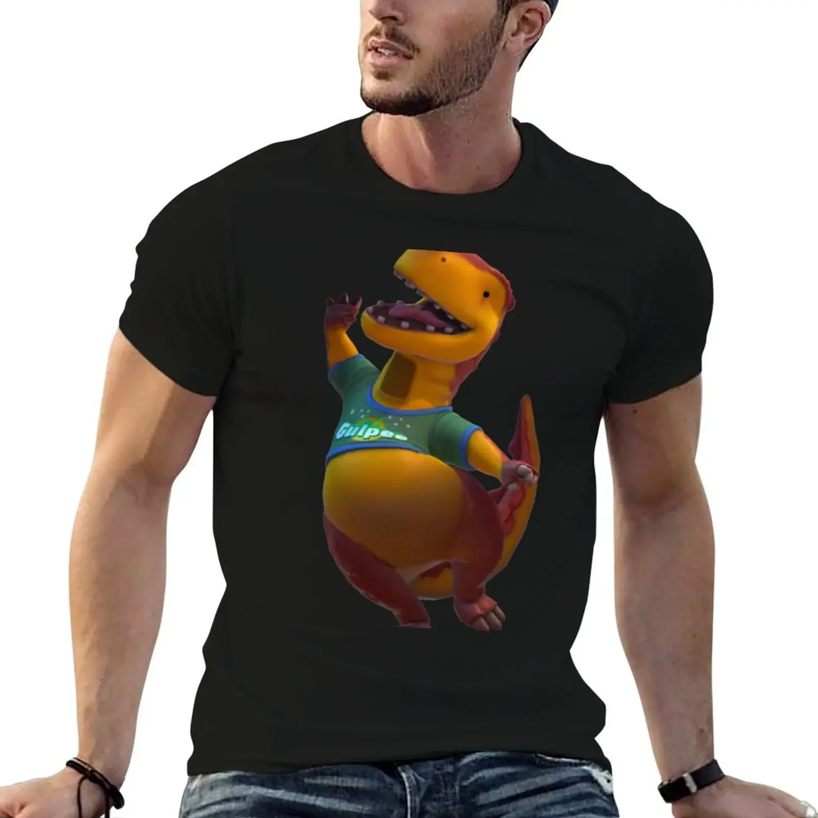 

Planet Coaster Dinosaur T-Shirt vintage graphic tee boys whites designer t shirt men