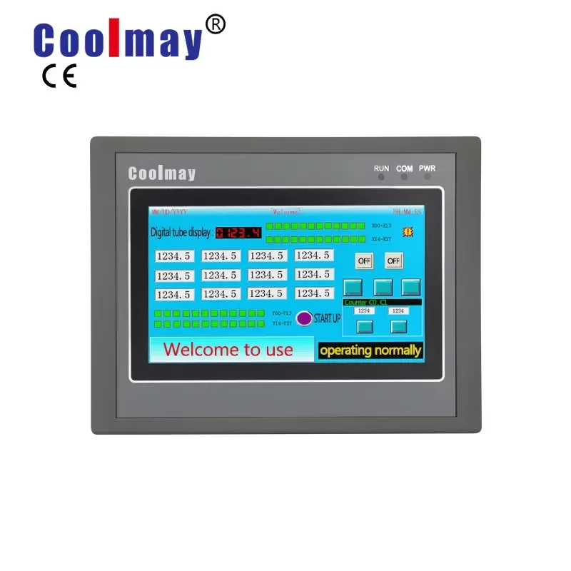 Coolmay EX3G-43H/HA HMI PLC All-in-one RS232 RS485 Integrated PLC and HMI with Compatied Gx Developer Software