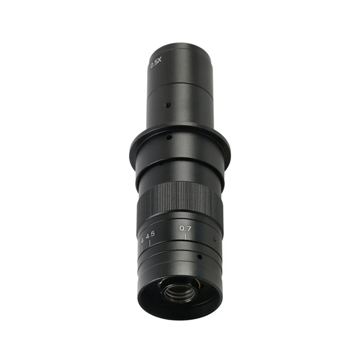 Magnification Adjustable 180X Zoom C Mount Lens 0.7X-4.5X Magnification for USB Industry Video Microscope Camera