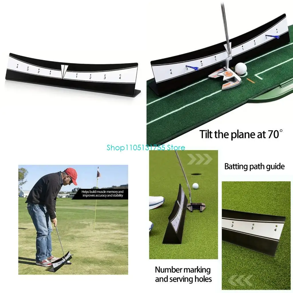 

K0EF Golf Putting Practice Tool Adjustable Golf Putter Trajectory Balancers