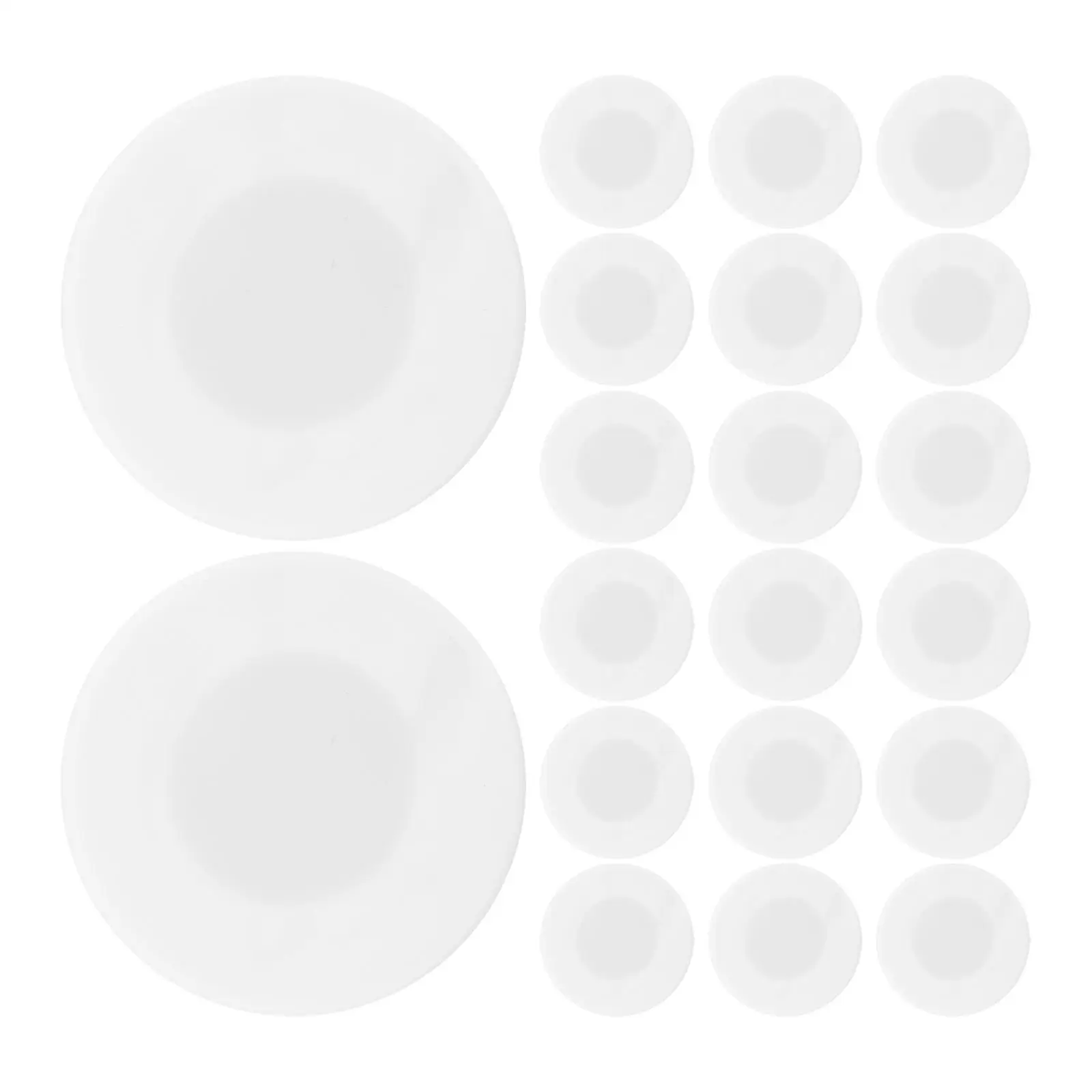 

20 Pcs Stethoscope Set Decorate Cover Ear Ring Head Covers Silicone Headphone Silica Gel Replacement Parts Nurse