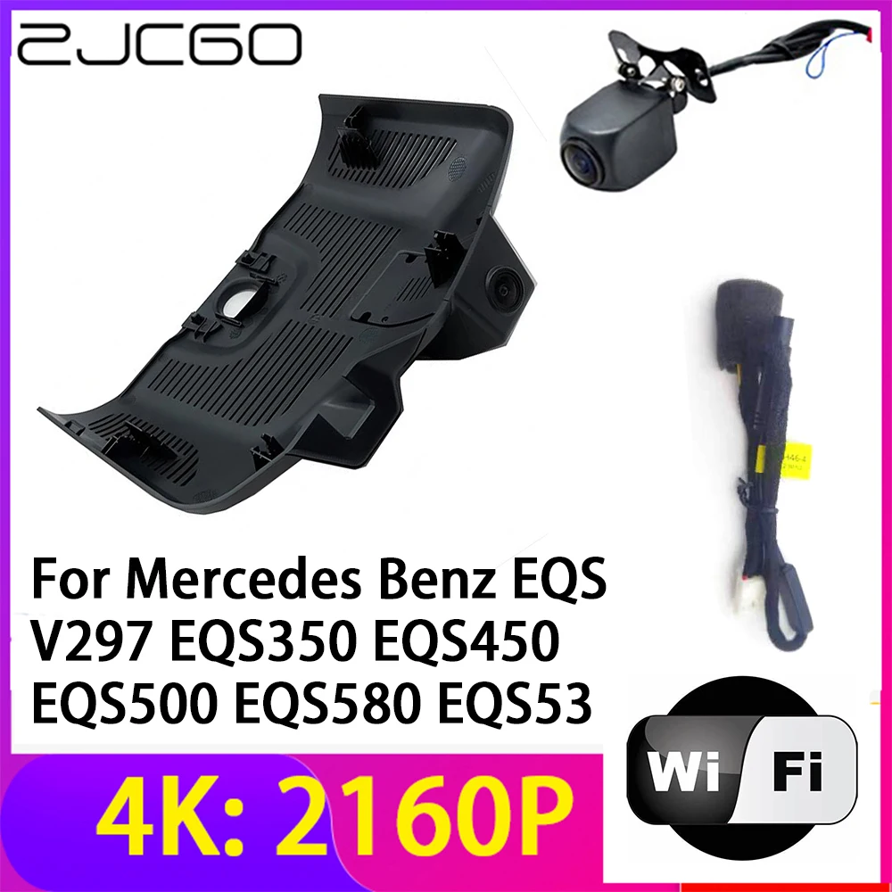 

ZJCGO 4K 2160P Dash Cam Car DVR Camera Recorder Wifi Night Vision for Mercedes Benz EQS V297 EQS350 EQS450 EQS500 EQS580 EQS53