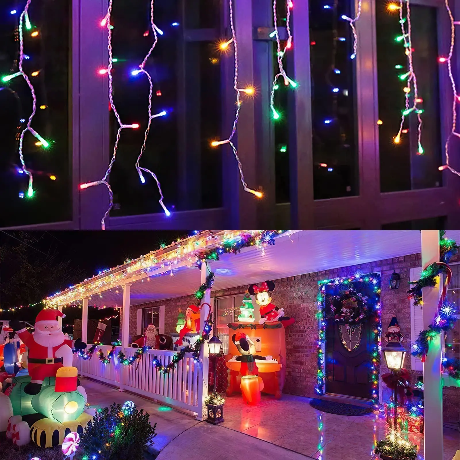 

Солнечный рождественский светильник, уличный водонепроницаемый декоративный светильник для штор, солнечные сказочные гирлянды для вечеринки, свадьбы, дома, сада, лампы