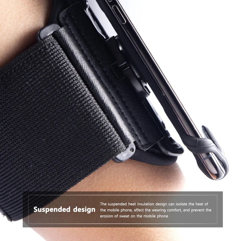 حامل هاتف محمول قابل للدوران 360 درجة، حقيبة معصم قابلة للارتداء، حقيبة معصم للهاتف قابلة للتعديل، قابلة للإزالة للياقة البدنية الرياضية #5