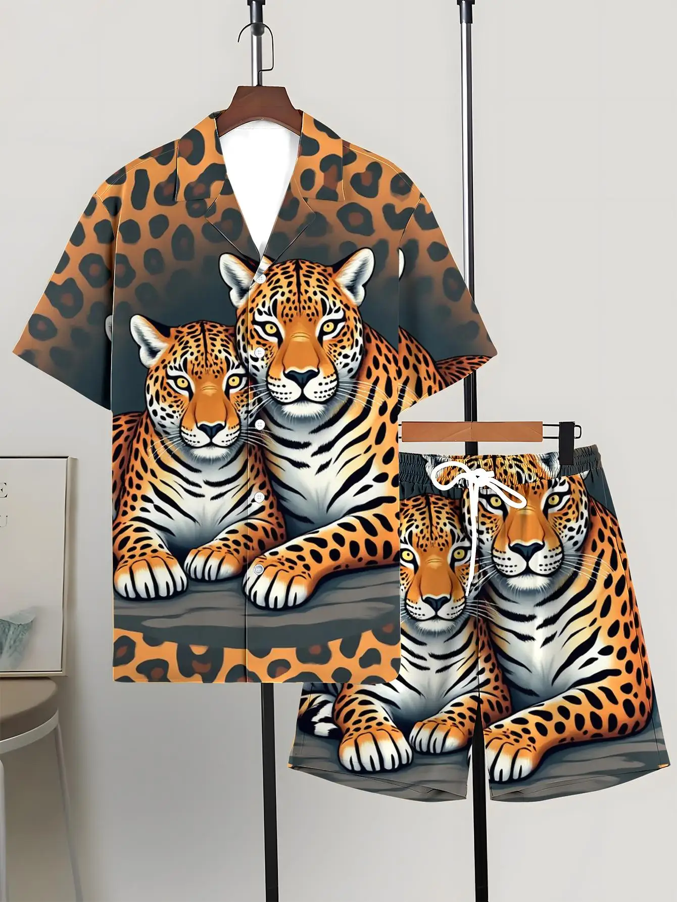 

Men's Shirt Sets 2026 Spring/Summer Tracksuit men Graphic men's chandals men's sports suit sets for men 3D Printed jogging