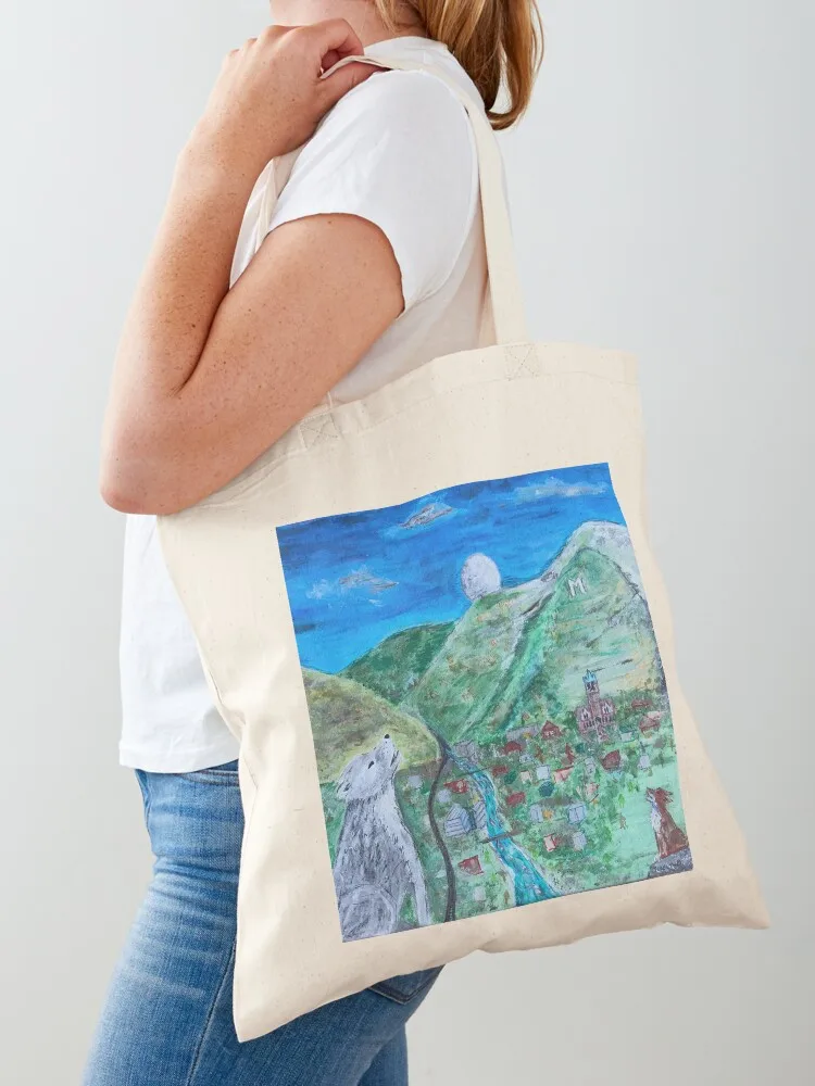 Howl for Missoula 2020 Tote Bag custom tote bag canvas tote bags Canvas shoulder bag