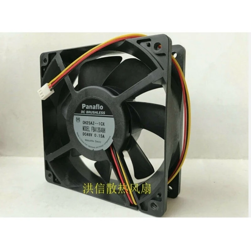 D For panaflo FBA12G48H DC48V 0.15A 12038 120*38mm silent fan