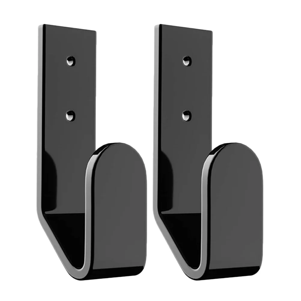 

2 Pcs Keyboard Wall Mount Hanger Display Mounting Brackets Shelves Acrylic Holder for Ledge