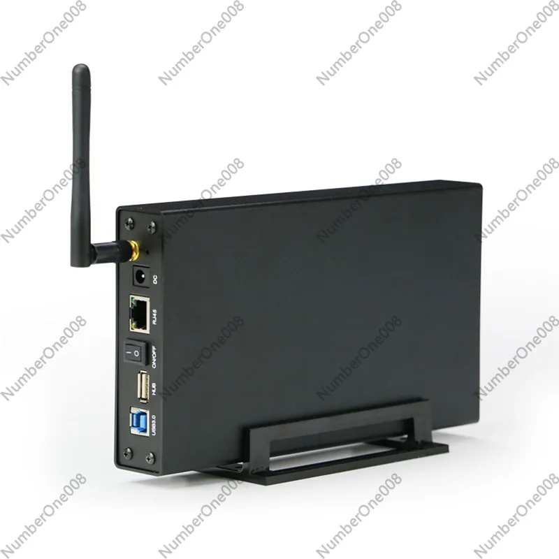 All-in-One Wireless Media File Server NAS Enclosure WiFi 6 Gigabit USB 3.0 Support 3.5 Inch HDD Home Cloud Storage Private Cloud