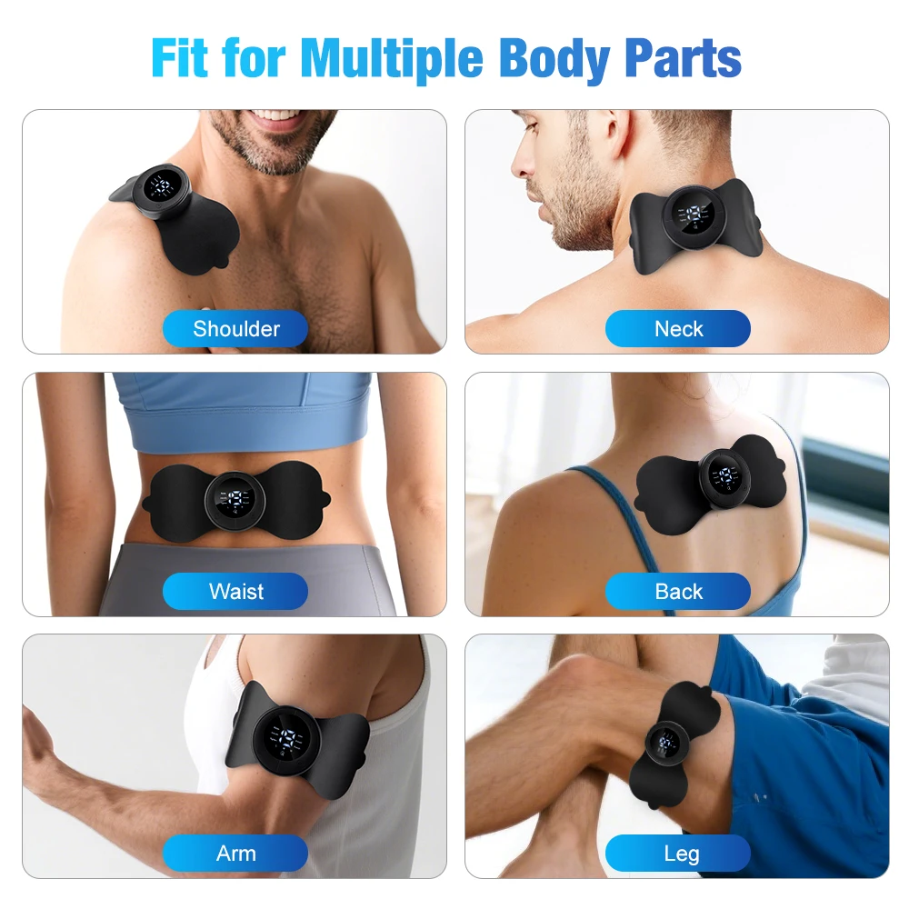 

Electric Neck Massager EMS Muscle Massage Stimulator Back Cervical Leg Patches Joints Wireless Heating Pulse Muscle Stimulator