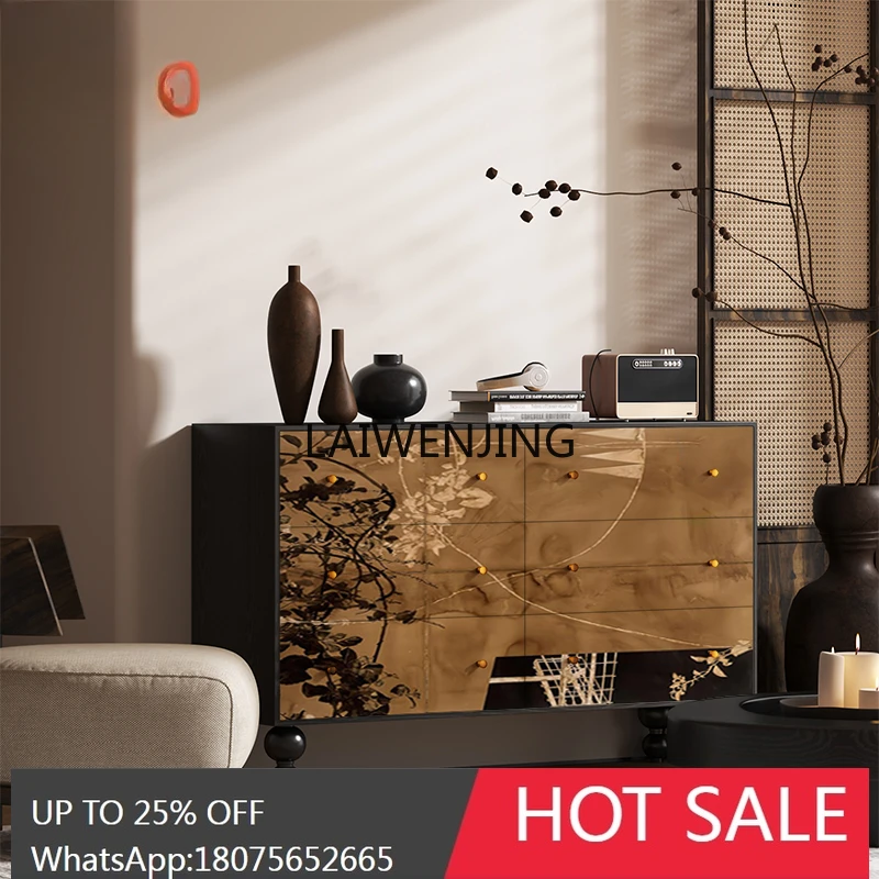 SGF living room six chest cabinet household living room bedroom solid wood dresser aisle locker