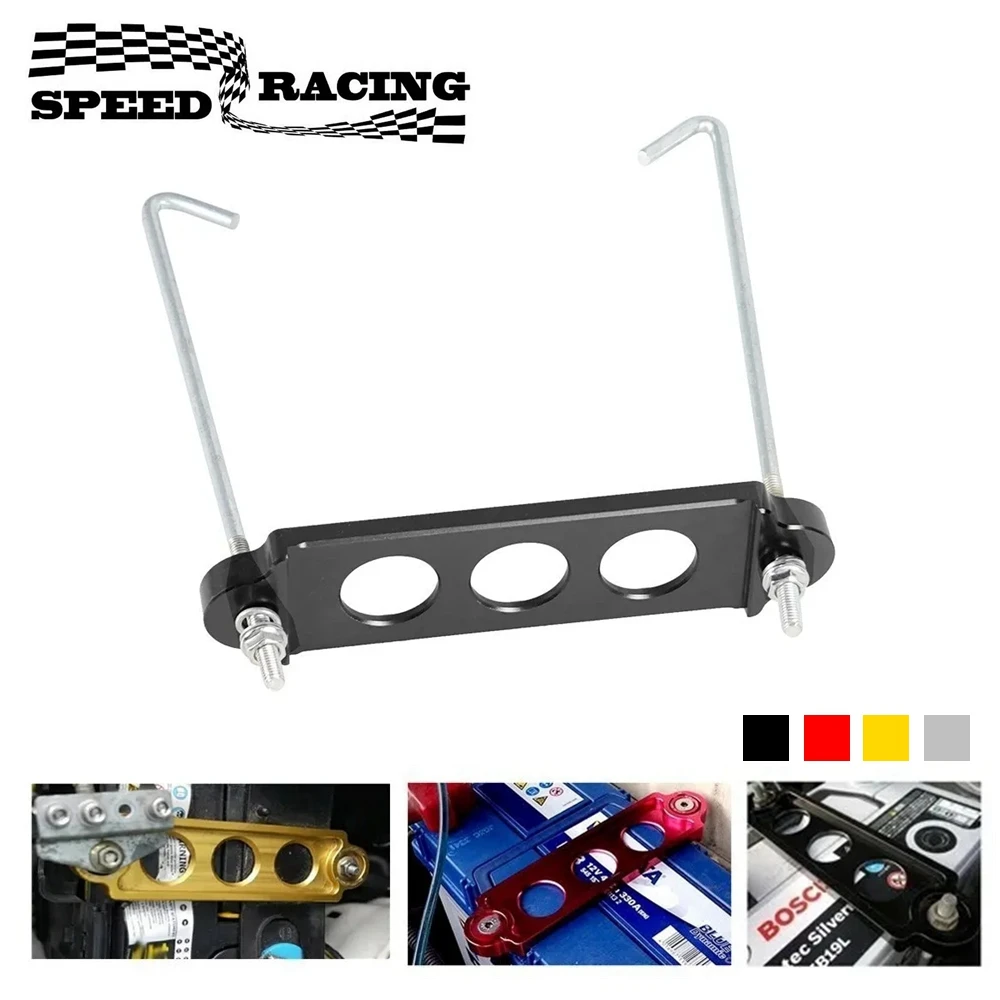 Car Racing Battery Tie Down Mount Bracket Lock Anodized for ACURA INTEGRA 1994-2001 for HONDA CIVIC/CRX 1988-2000