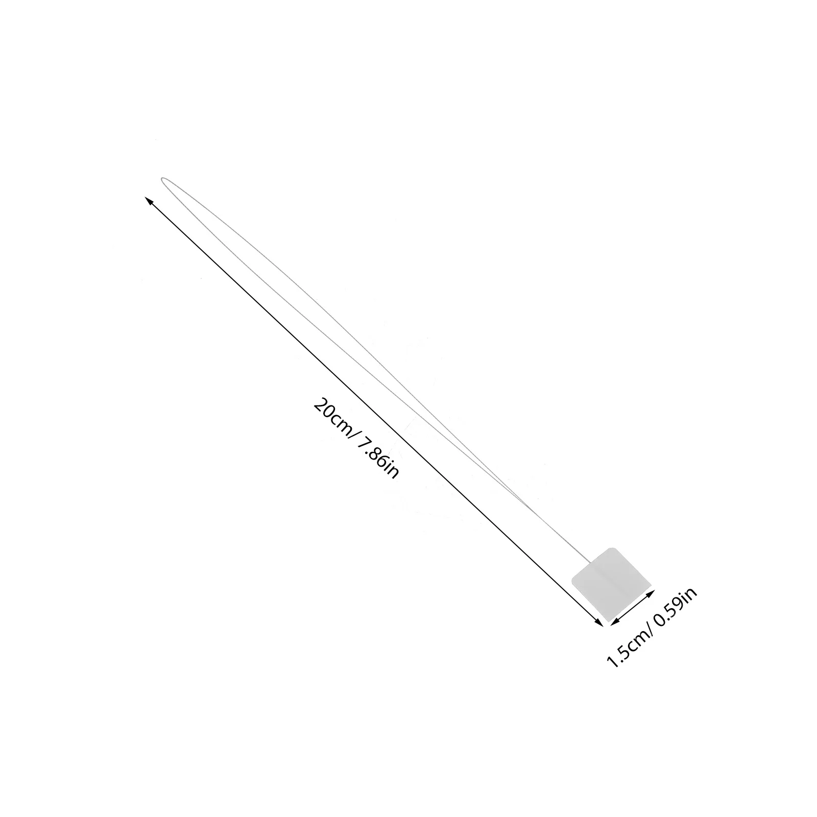 20Pcs Long Steel Needle Threaders Efficient Thread Helper for Sewing Embroidery Knitting Quilting DIY Craft Activities