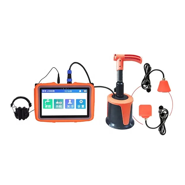 New PQWT-L5000 Water Leak Test Equipment city water system pipeline leakage locating device home use sensor water leak detect