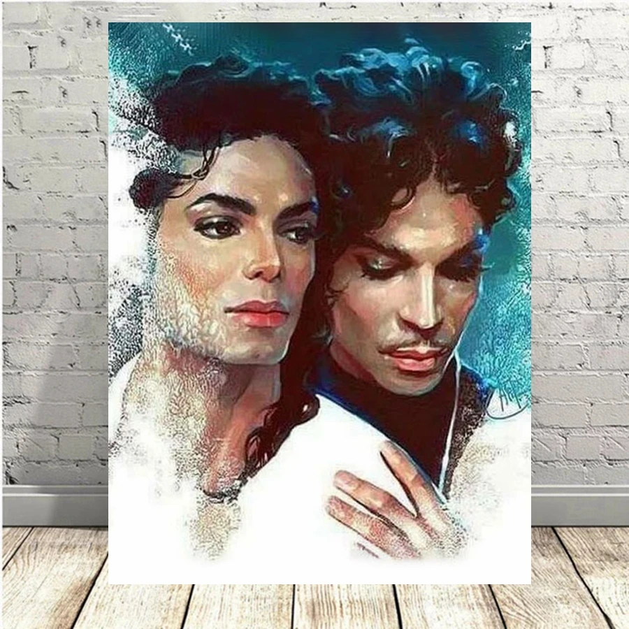 Prince Rogers Neslon Diamond Painting Full Drills Purple Rain Rock Music Singer Embroidery Cross Stitch Handmde Home Deocor