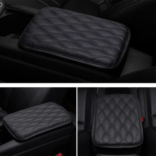 PU Leather Car Armrest Pad Soft Car Armrest Cushion Universal Center Console Anti Scratch Mat Protection Non Slip Hand Supports