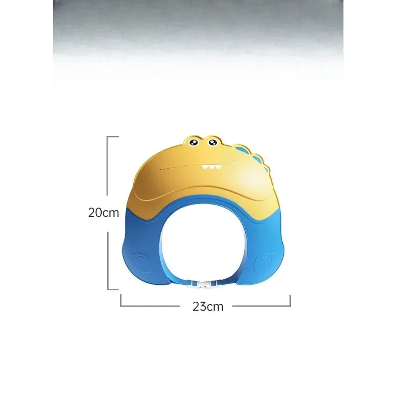 Regulowany ochraniacz na oczy i uszy podczas mycia włosów dla niemowląt – wodoodporny czepek pod prysznic dla małych dzieci