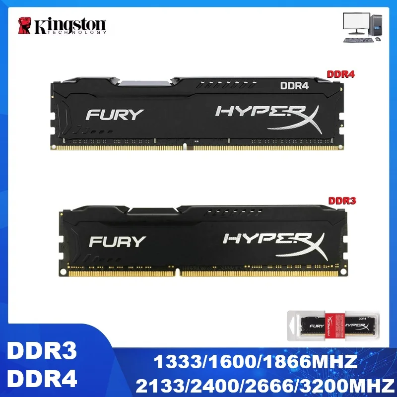 hyperx-fury-ddr4-ddr3-memory-8gb-16gb-4gb-ram-3200mhz-2666mhz-2400mhz-2133mhz-dram-1866mhz-ddr4-cl18-cl16-dimm-288pin-original