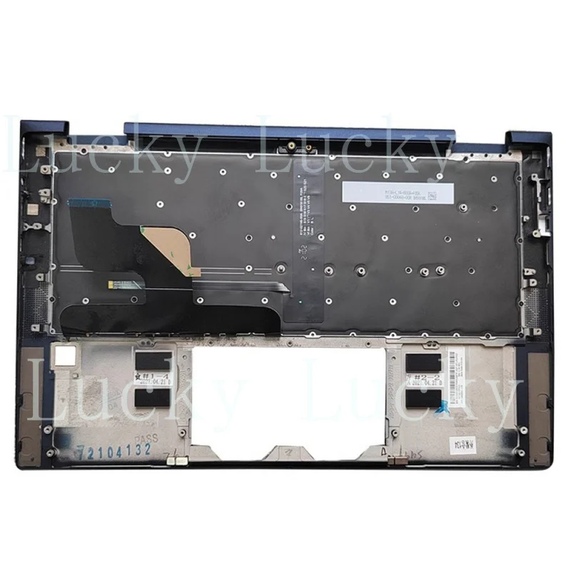 f   US Keyboard&PalmRest For HP Elite Dragonfly G1 L74116-001 with backlit Blue New