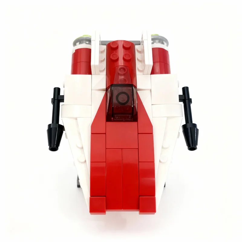 101pcs MOC Star Battle MINI A-wing Model Building Blocks Architecture Brick Assemble 3D Idea Birthday Display Creative Craft