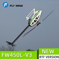 FLY WING FW450L-V3 RTF/PNP 6CH RC Helicopter 3D Auto Acrobatics GPS Altitude Hold with H1 Flight Control System Model for Adults