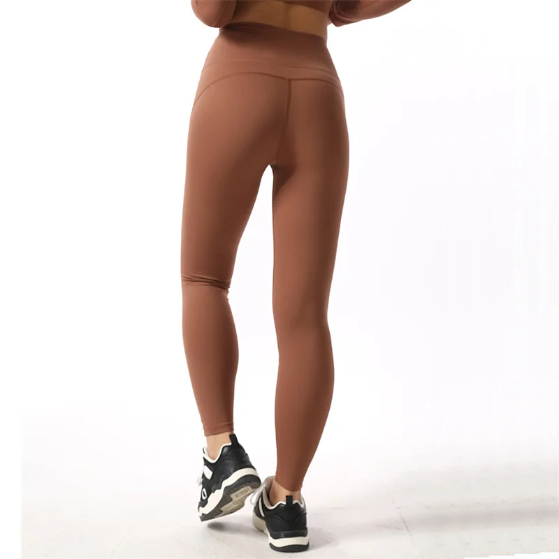 Nude Pad Women Spandex Long Sleeve Yoga Shirts Workout Athletic Bra Fitness Gym Workout Anti Shorts Skirt Running Leggings XP178
