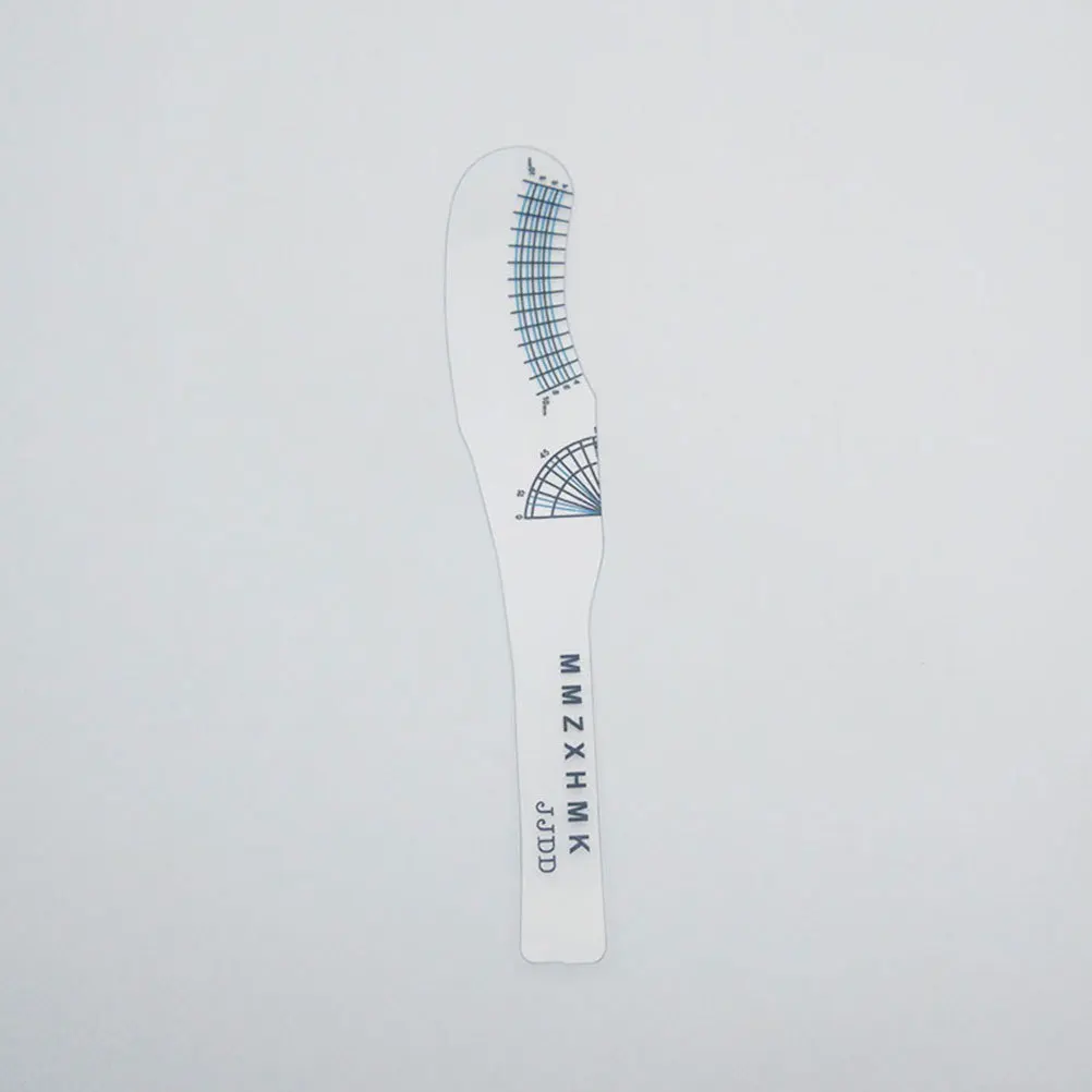 10 قطعة مسطرة الرموش الورقية لاش أداة قياس دقيقة رمش طول الشباك درجة حاكم لاش أدوات قياس لصالون المنزل #5