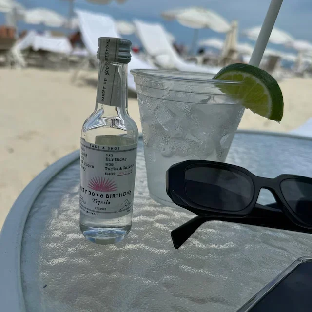 Personalized Birthday Casamigos Labels 50ml Birthday Favors Custom Tequila Shot Label 30th Bridesmaid Gift Fiesta Maid Of Honor