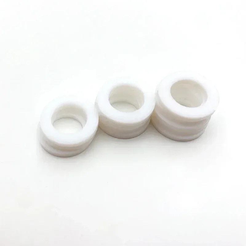 White Thickness 2MM PTFE Gaskets Plastic Flat Washer SealingInner Inner Diameter 5-18mm Gasket Spacer Sealing O-type 10/100PCS