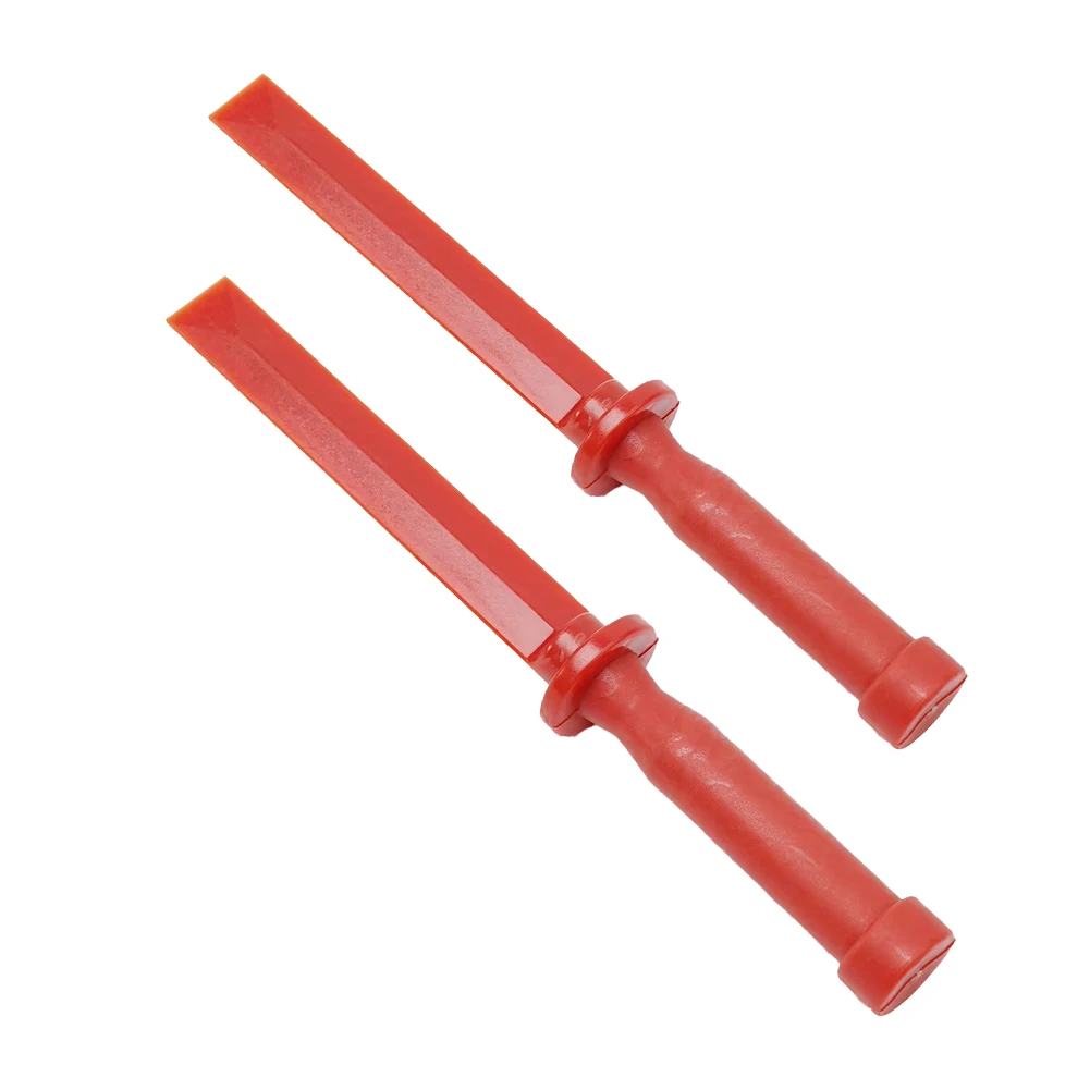 Scraping Tool Tire Weight Scraper Red Vibrant Color Tire Scraper Auto Fastener Bright Red Color Compact Size Tool