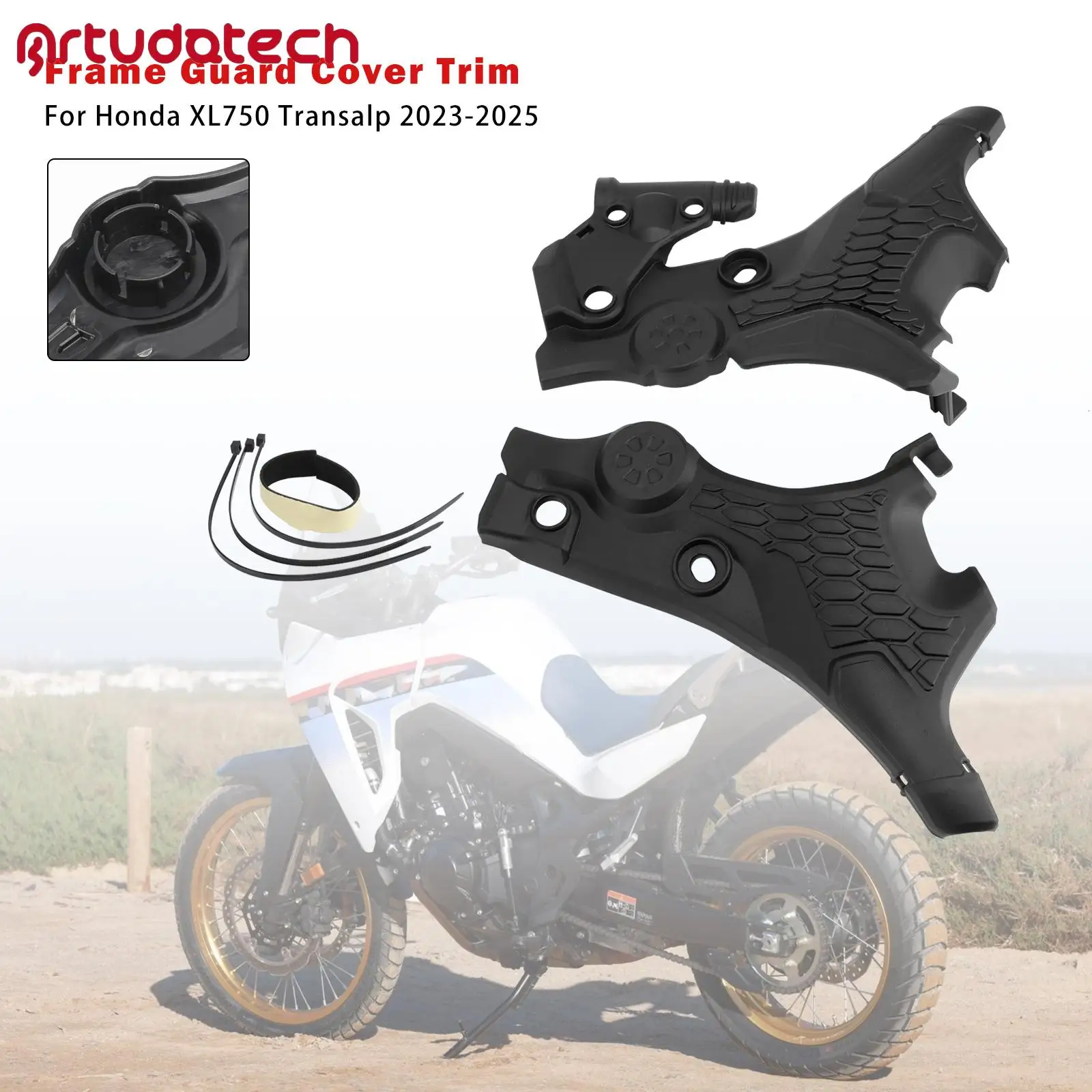 

Frame Guard Side Protection Cover Fairing for Honda XL750 Transalp 2023-2025
