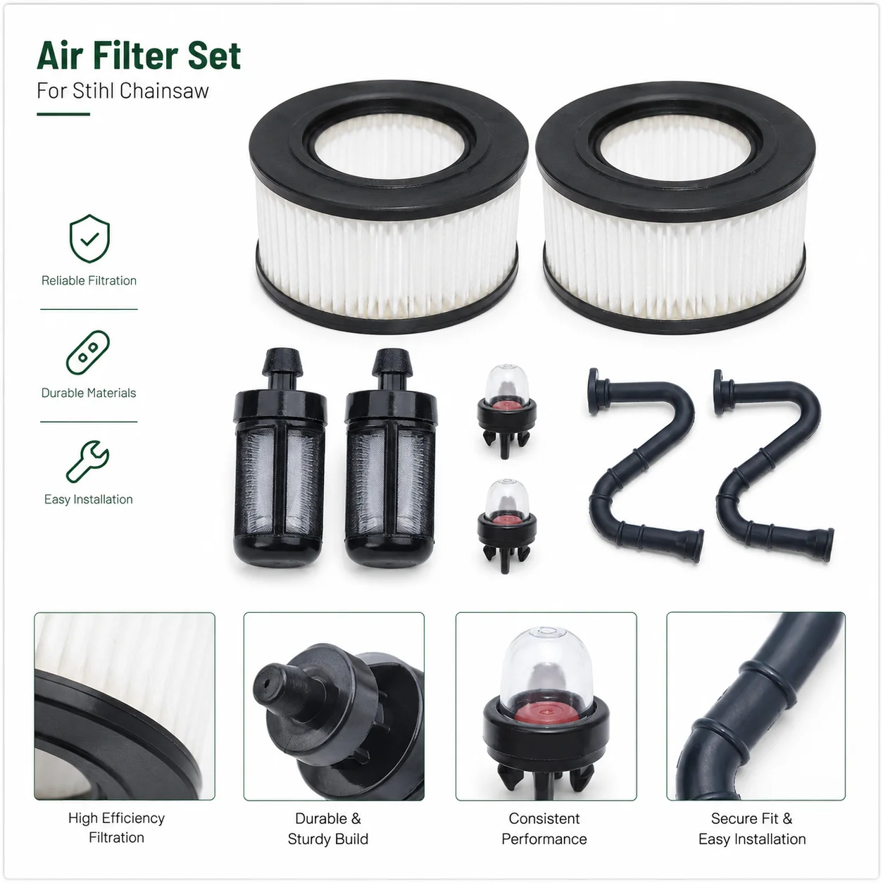 Kit Filtro Aria, Filtro Carbur - Stihl Chainsaw Ms311 recensione e prezzo