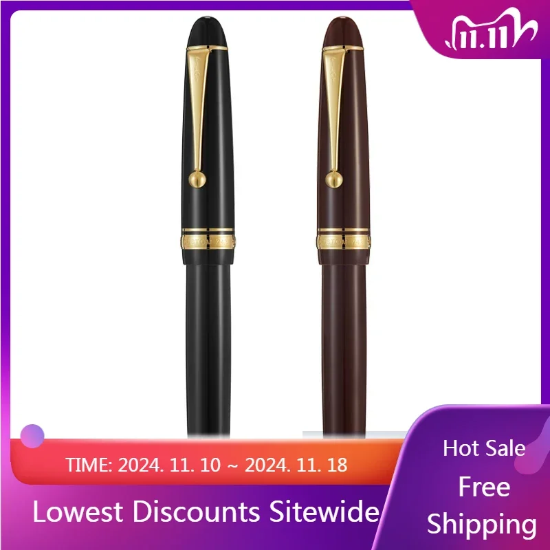 PILOT 742 Custom 14K Gold Fountain Pen FKK-2000R Guest Series No.10 Sharp Ink Pen Business Office Stationery writing Gift Pens