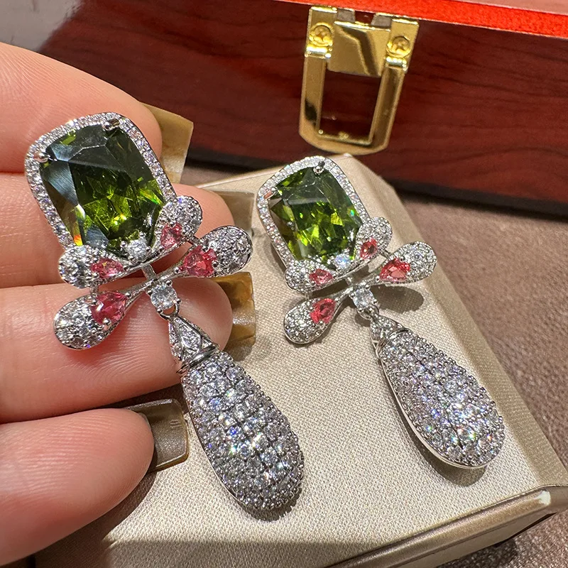

Women Pearl Lively Classic Zircon Colored Earrings 2026