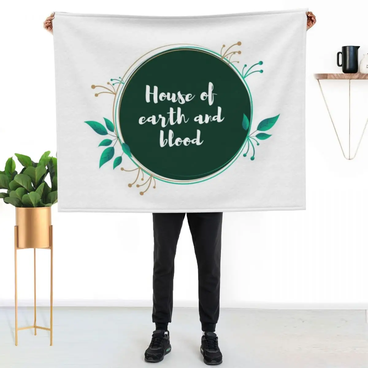 

House Of Earth And Blood Throw Blanket Ultra Soft Flannel Fleece Blanket for All Seasons