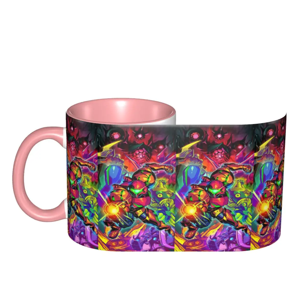Metroid II Return Of Samus Mug Funny Ceramic Coffee Cups Tea Mugs Milk Cup Drinkware Gifts for Friends DIY Custom