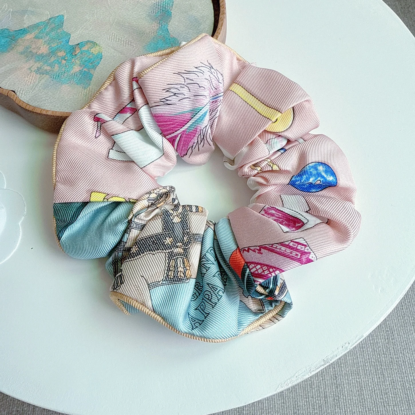 

Большой аксессуар для волос Резинка для волос Розовая для шелковой резинки для волос 100% настоящая шелковая резинка шелковицы Резинки для волос Держатели для хвоста