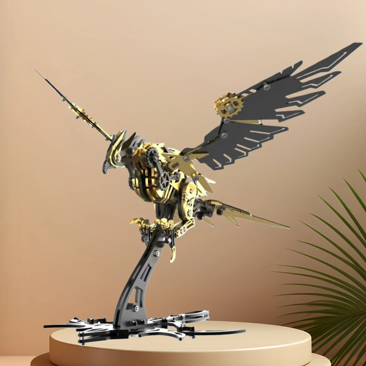 3D Metal Falconry Predator Engineering Assembly Bird Model DIY Eagle Kits Handmade Jigsaw Model Toy for Adults
