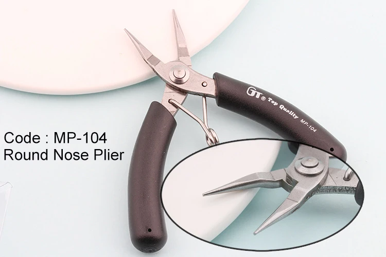 Professinal Jewerlry Making Plier, Round Flat Sharp Nose Wire Cutting Plier , Mini Stainless Steel Hand Craft Making Tools