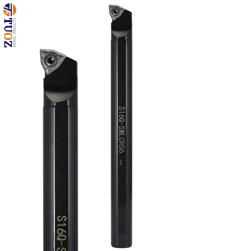 TUOZ CNC Internal Turning Tool Lathe Boring Bar Tool Holder S08K-SWLCR04 S08K-SWLCL04 S10K S12M SWLCR04 SWLCL04 95° 8-12mm WC04