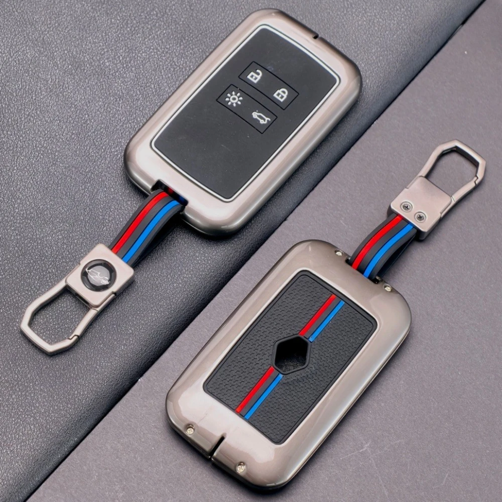

Для Renault Captur Koleos Kadjar Arkana Megane Dacia Duster Sandero Stepway силиконовый смарт-пульт дистанционного управления чехол для ключей автомобиля брелок