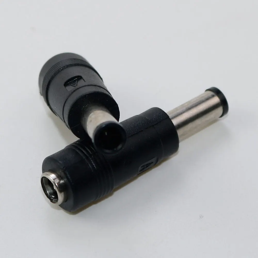 5.5x2.1mm Female to 6.5x4.4mm Male with Pin Male DC Power Connector Adapter Laptop 5.5*2.1 Female to Male 6.5*4.4mm 6.0*4.4mm