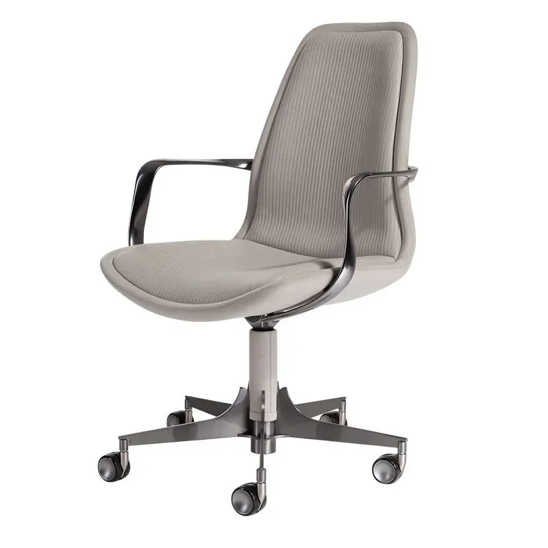 Office chair Italian designer modern light luxury computer chair rotating lifting leather book chair