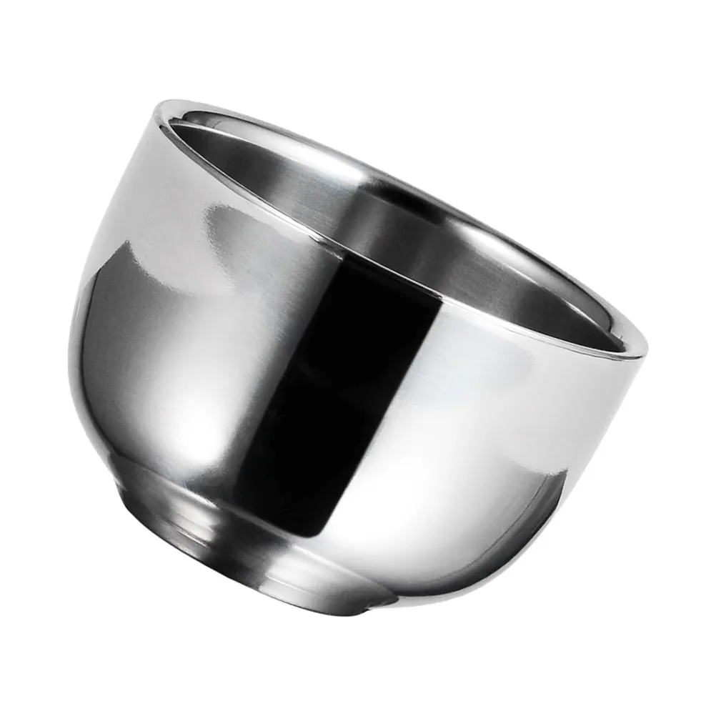 

1 шт. Компактная дорожная чаша для мыла из нержавеющей стали для мужчин, эффективное создание пены для бритья, для крема для бритья