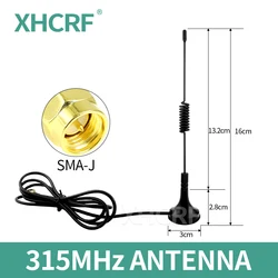 315 MHz Whip Magnetic Antenna 315MHz Wireless Module LoRa Antennas SMA Male Signal Amplifier Remote Control Aerial