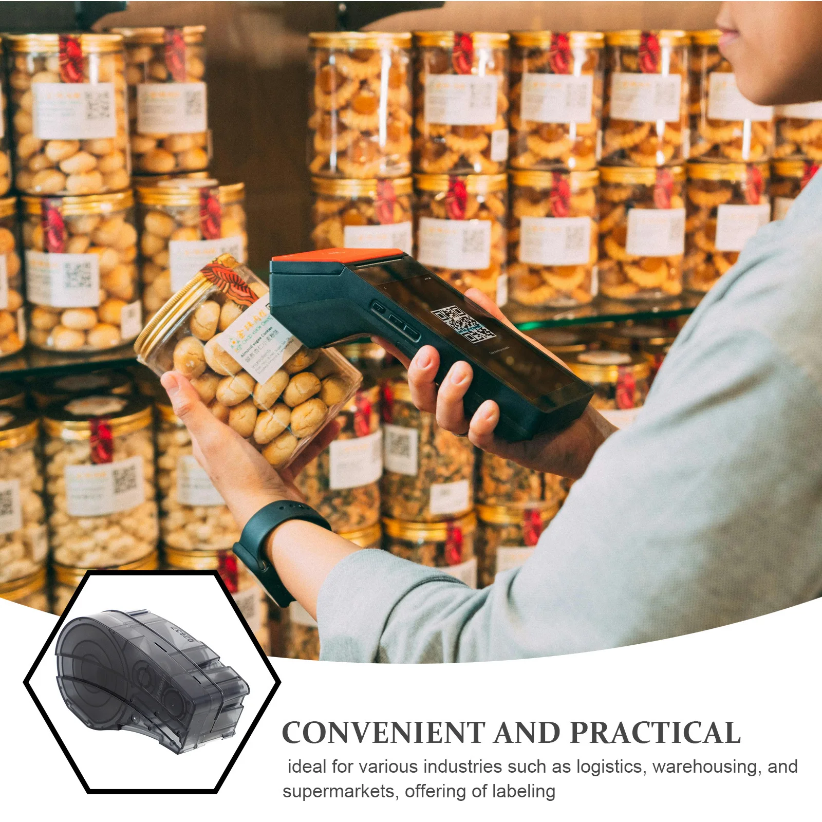 ฟิล์มไนลอนสำหรับเครื่องพิมพ์ -750-499 สำหรับงานพิมพ์ฉลากอุตสาหกรรม ทนทาน รีฟิล 3 มิติ